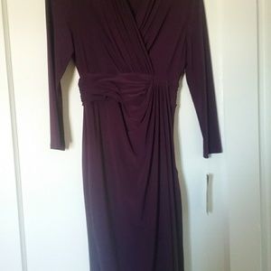 Jones burgundy dress